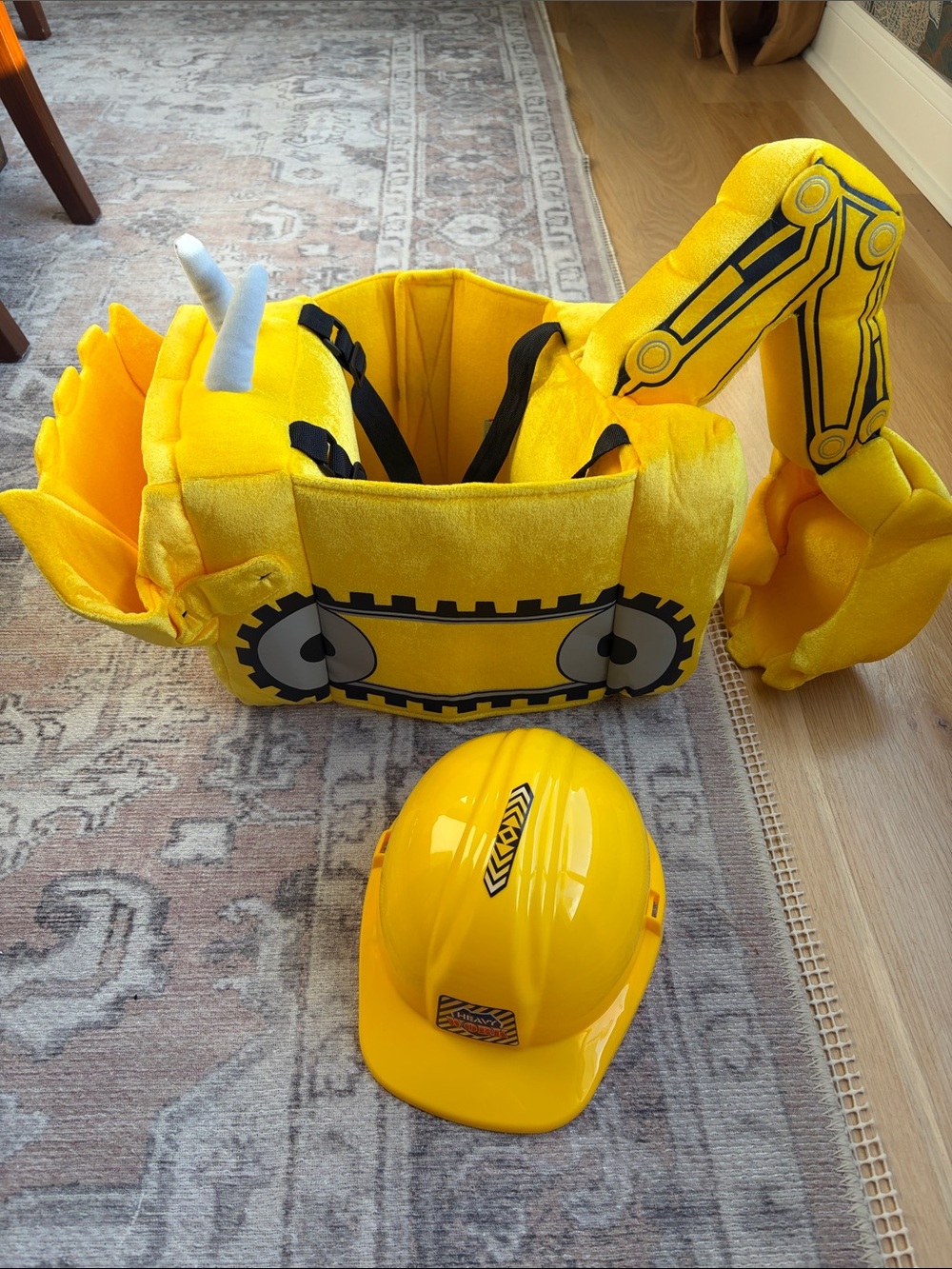 Excavator Halloween costume size 3-7